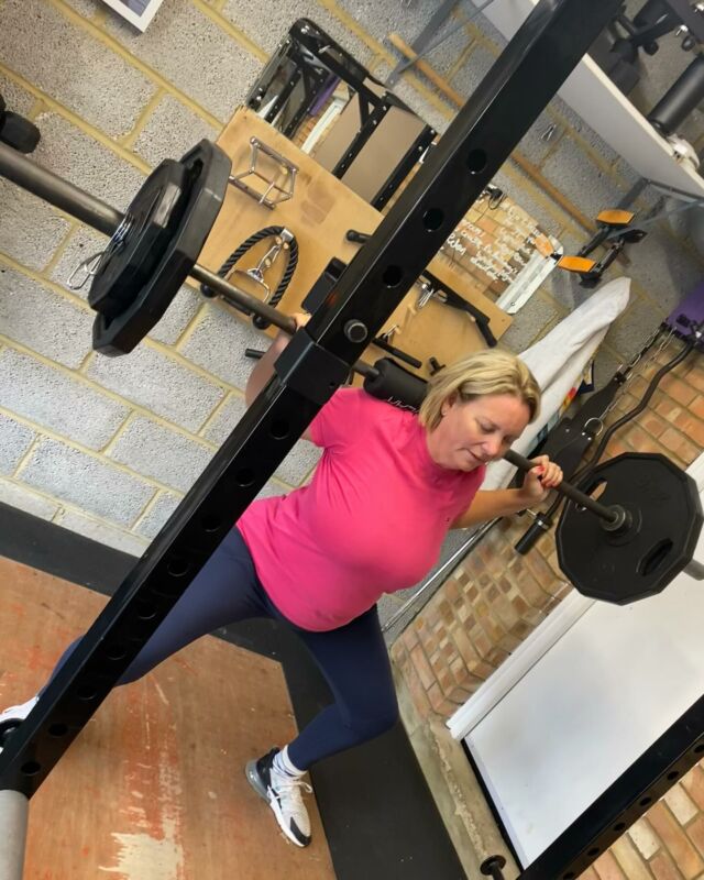 @sophiesmiff hitting a 10 rep squat PB of 80kg earlier this morning. We have come a long way since our first sessions a few years ago 👏👏👏. #teambeavertraining